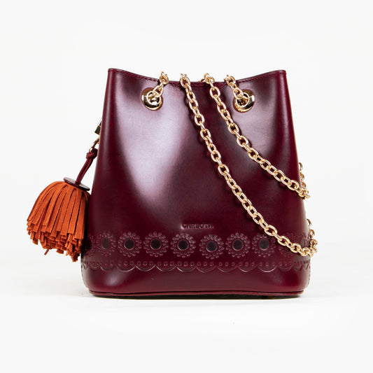 MINI BUCKET MACETA ROJO