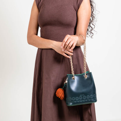 MINI BUCKET MACETA VERDE