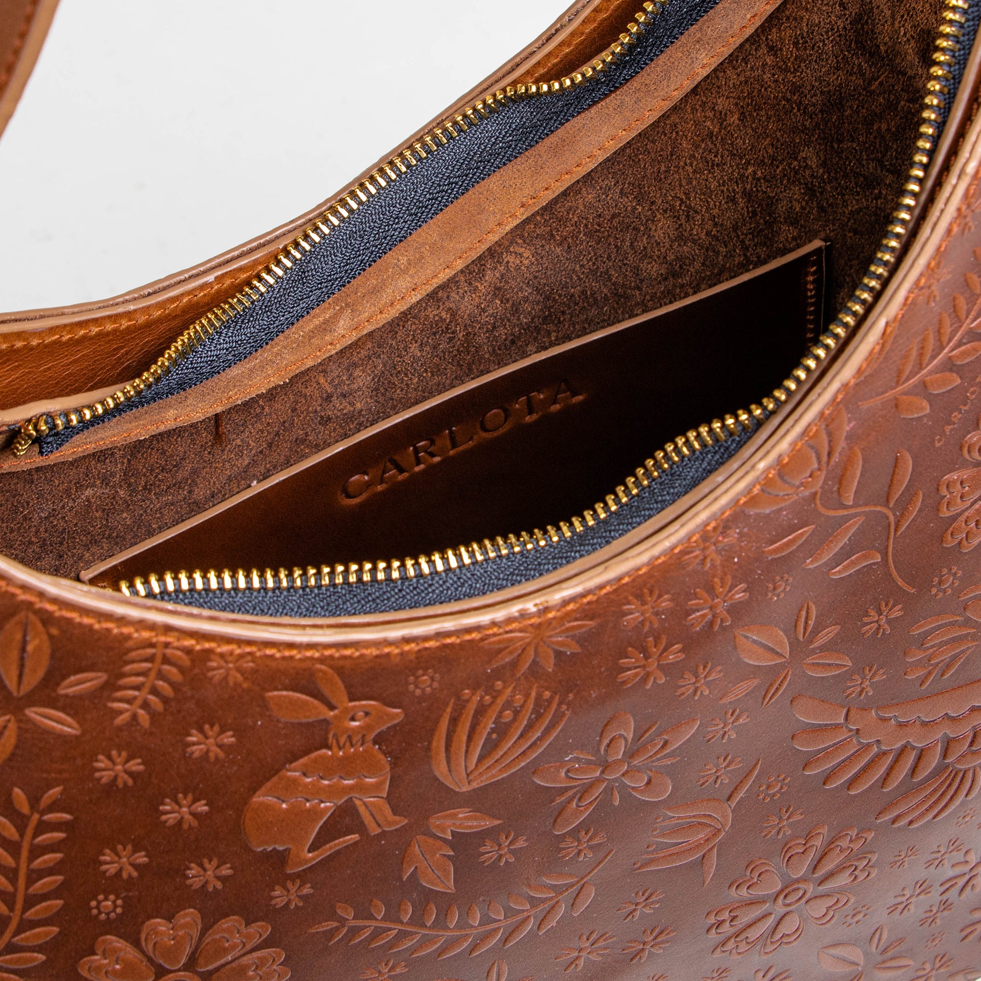SHOULDER BAG TABACO