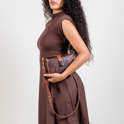 CROSSBODY CIELO TABACO