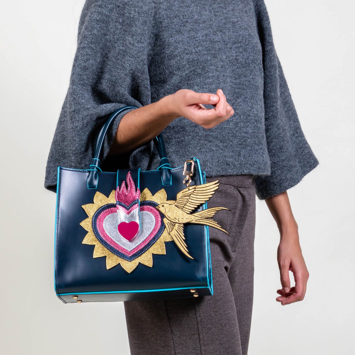 TOTE "EL CORAZÓN" AZUL