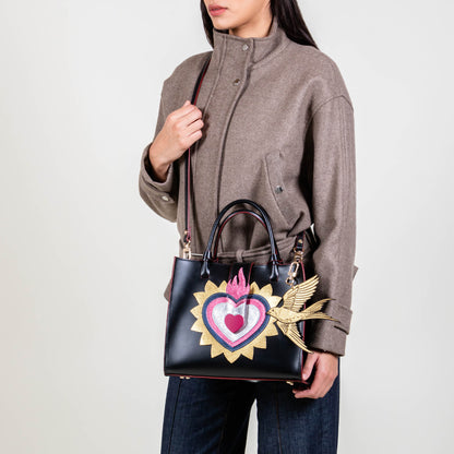 TOTE "EL CORAZÓN" NEGRO