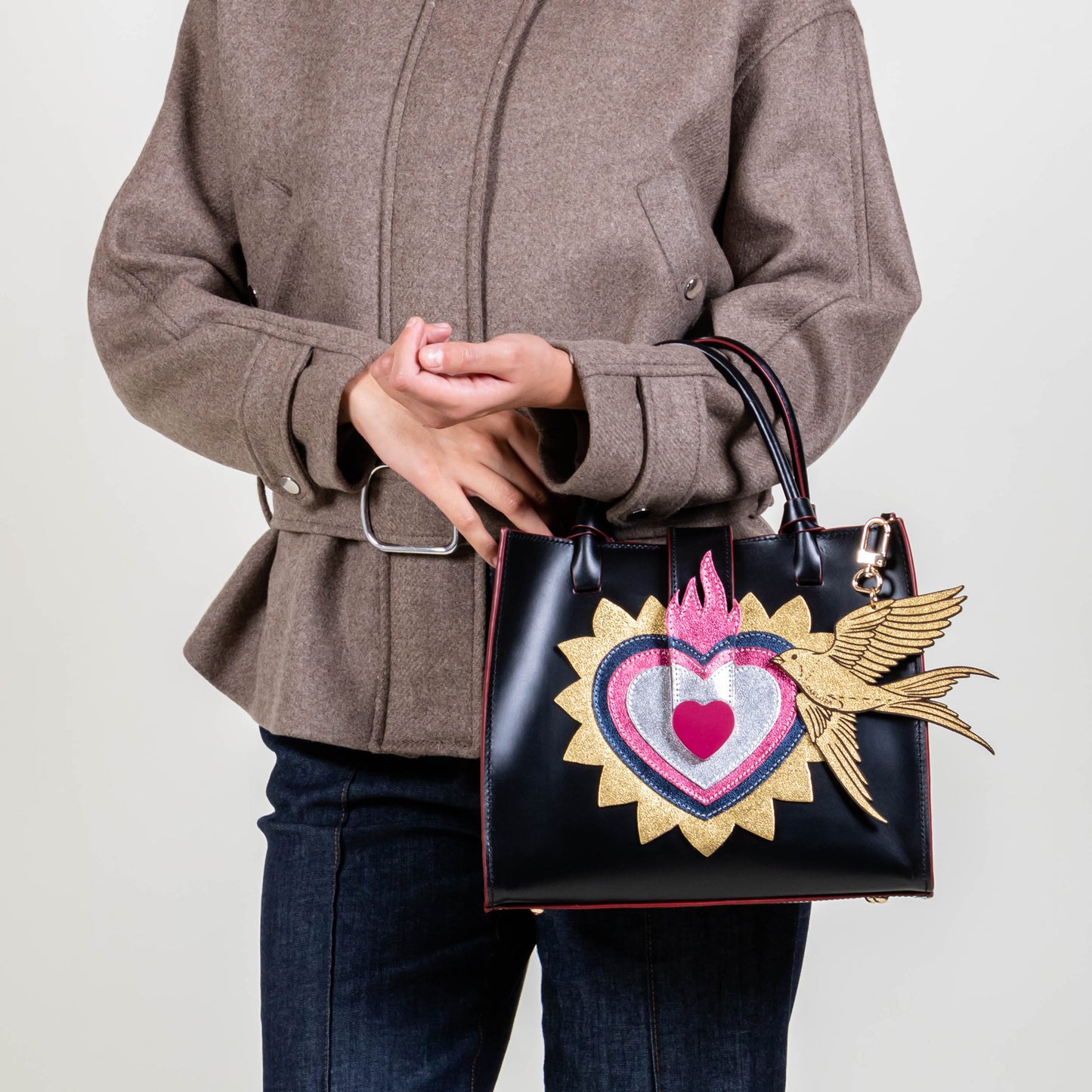 TOTE "EL CORAZÓN" NEGRO