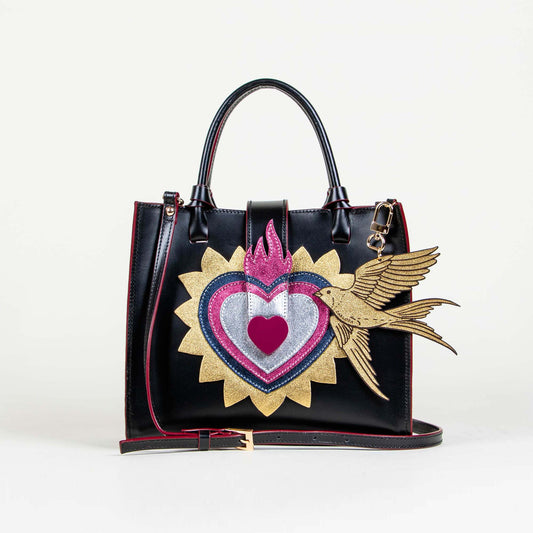 TOTE "EL CORAZÓN" NEGRO