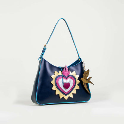 SHOULDER "EL CORAZÓN" AZUL
