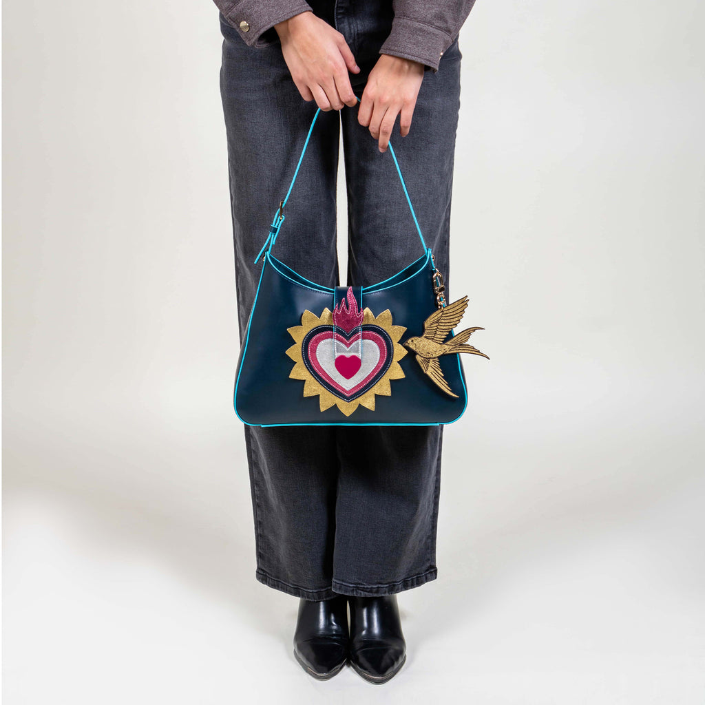 SHOULDER "EL CORAZÓN" AZUL