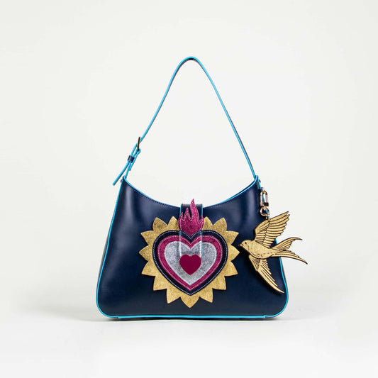 SHOULDER "EL CORAZÓN" AZUL