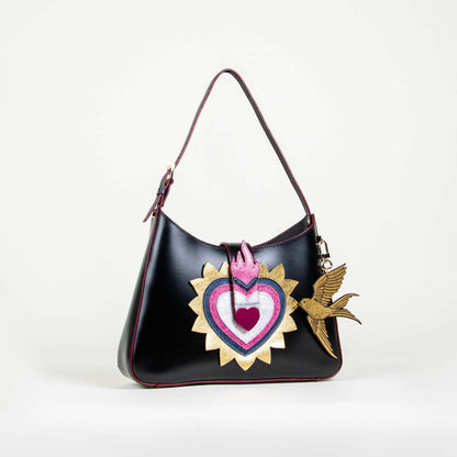 SHOULDER "EL CORAZÓN" NEGRO