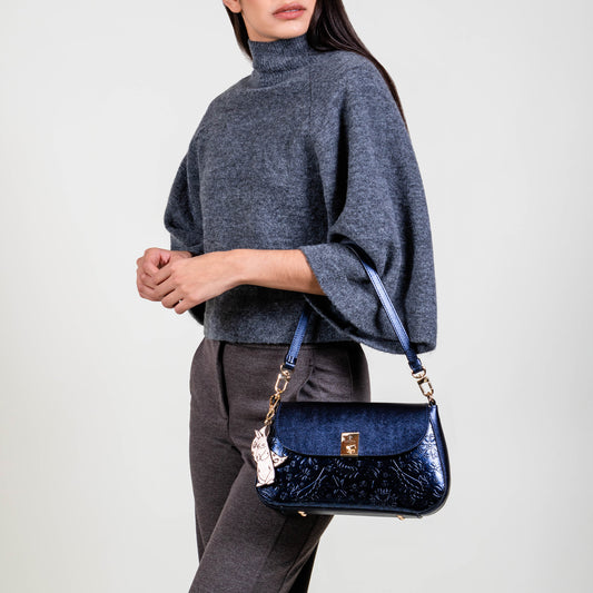 BAGUETTE AZUL MARINO