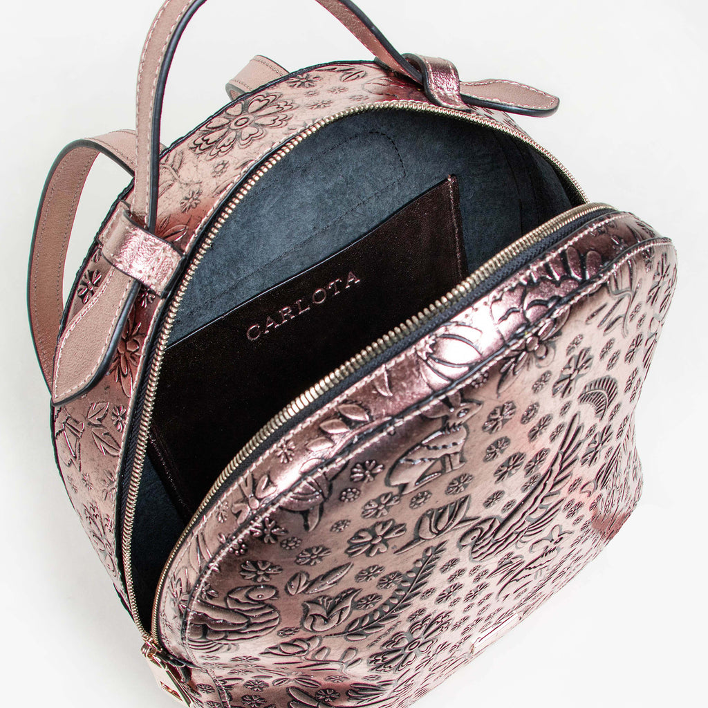 BACK PACK ORO ROSA
