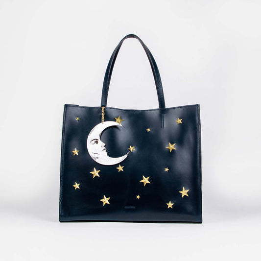 TOTE XL LUNA AZUL MARINO