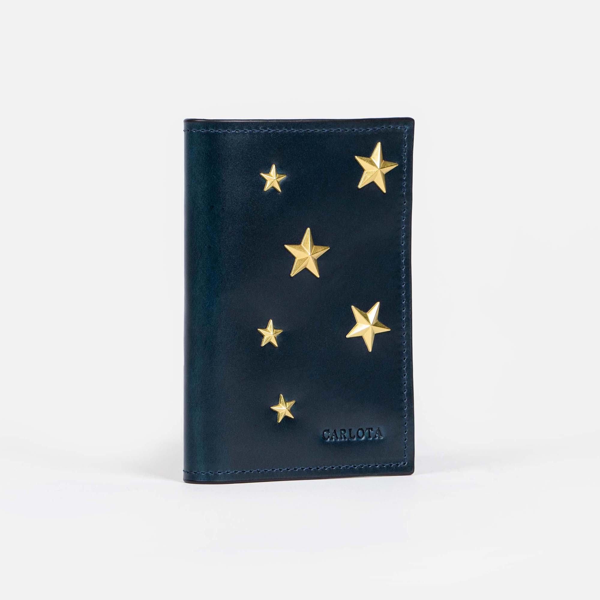 PORTA PASAPORTE LUNA AZUL MARINO