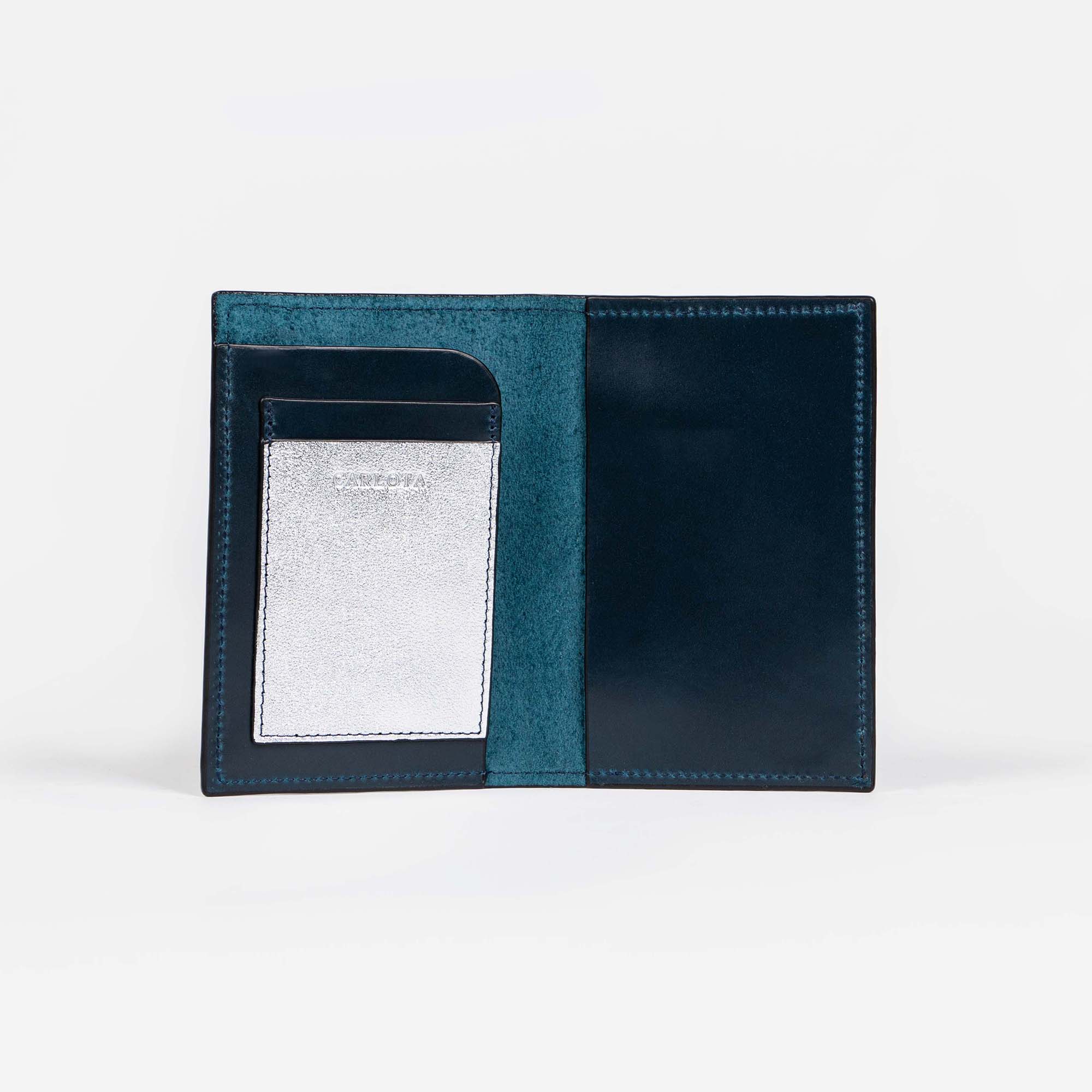 PORTA PASAPORTE LUNA AZUL MARINO