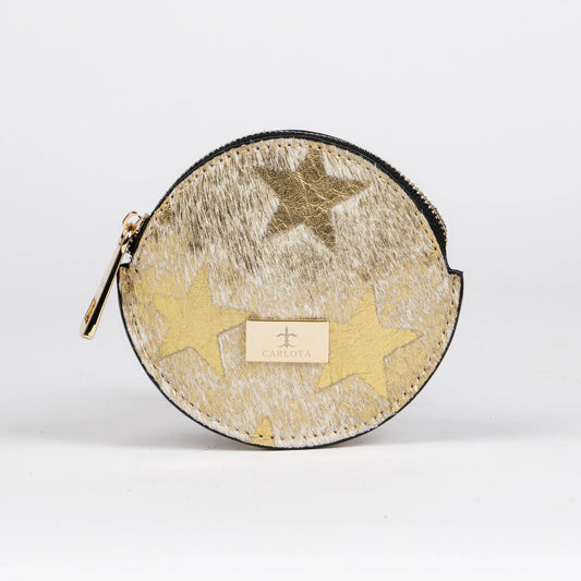 MONEDERO ESTRELLA ORO