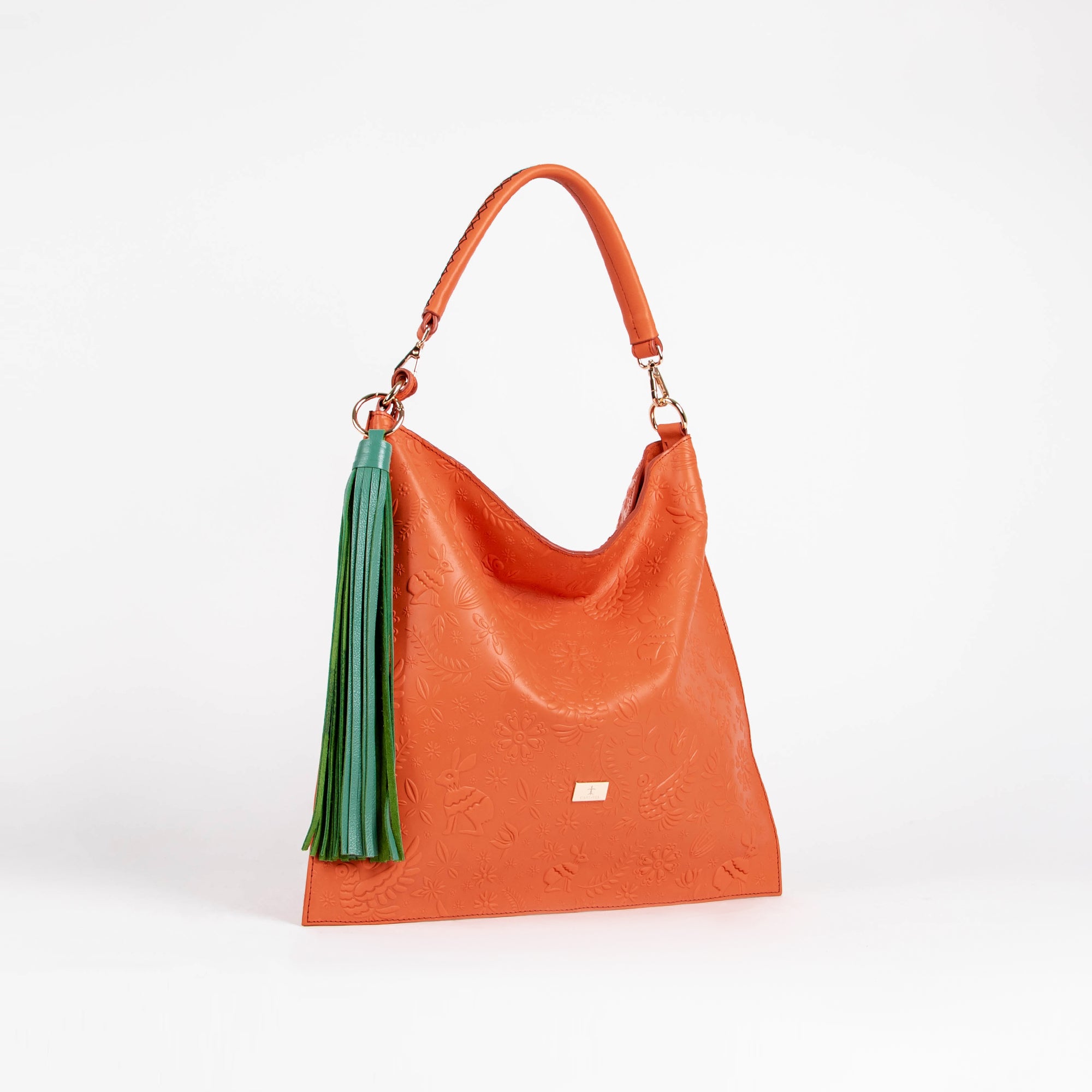 HOBO GRABADO NARANJA