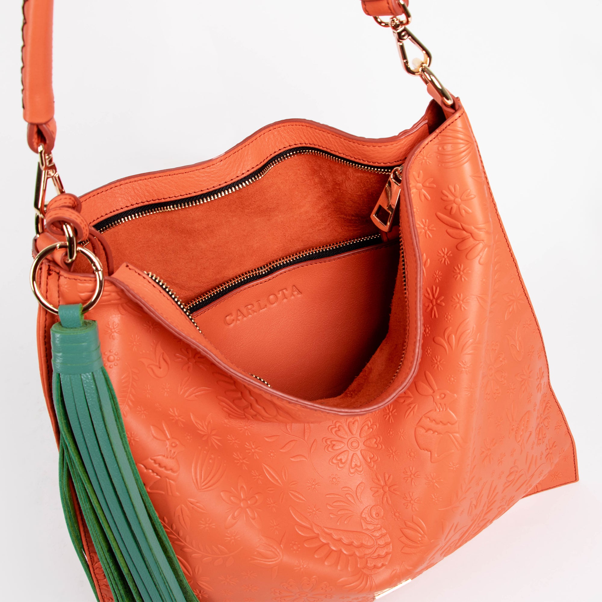 HOBO GRABADO NARANJA