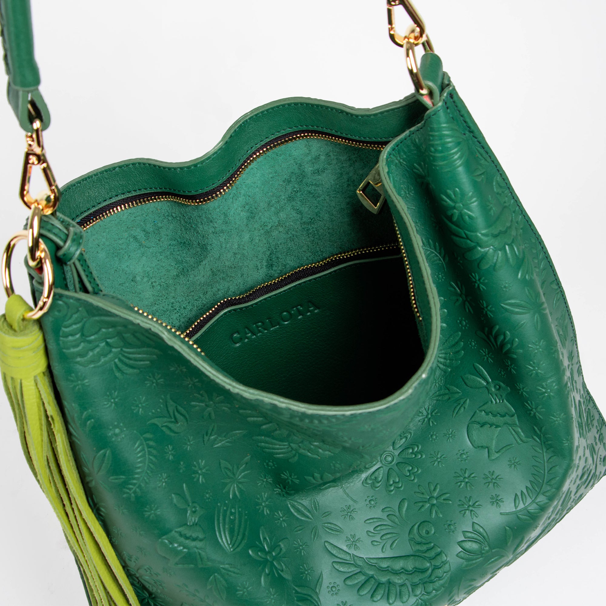HOBO GRABADO VERDE