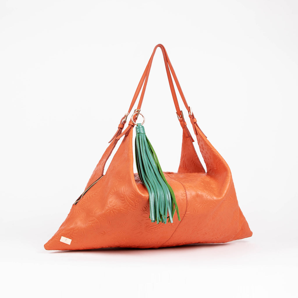 TOTE XL GRABADO NARANJA