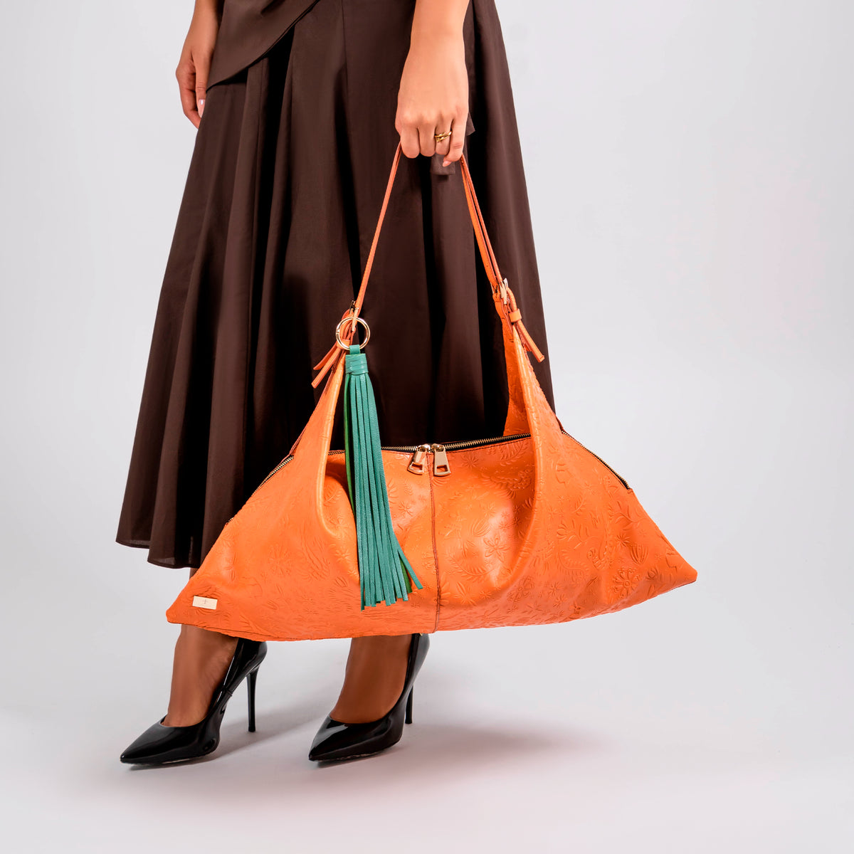 TOTE XL GRABADO NARANJA