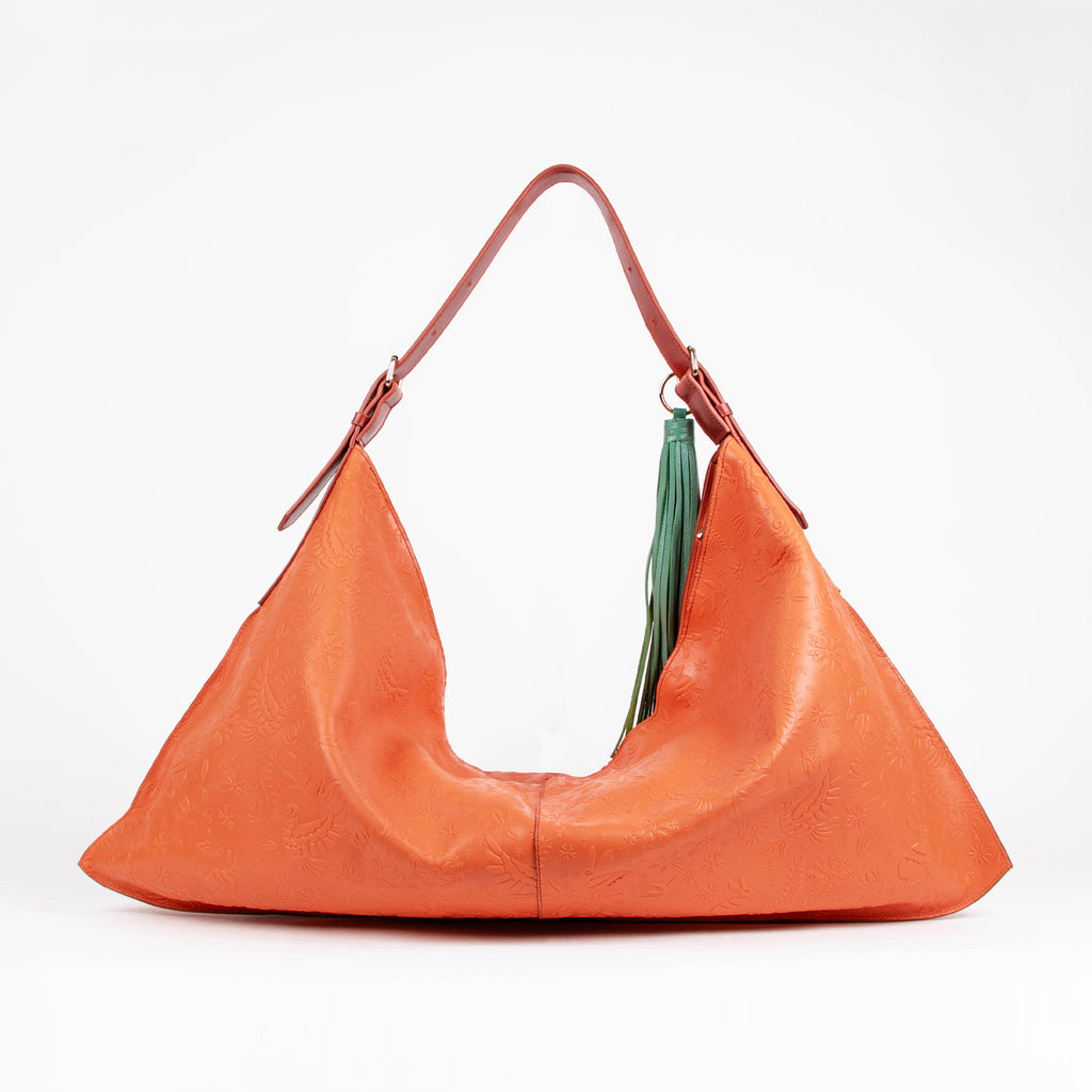 HOBO XL GRABADO NARANJA