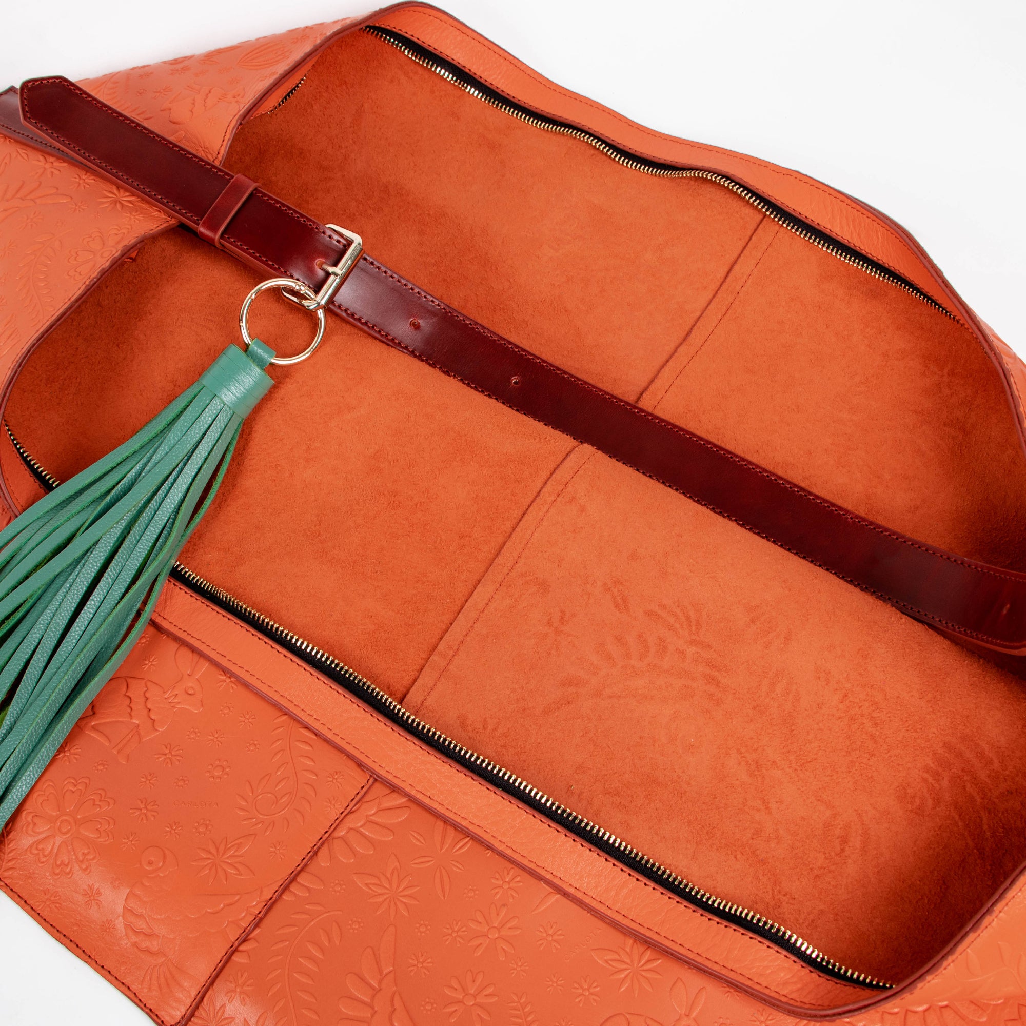 HOBO XL GRABADO NARANJA