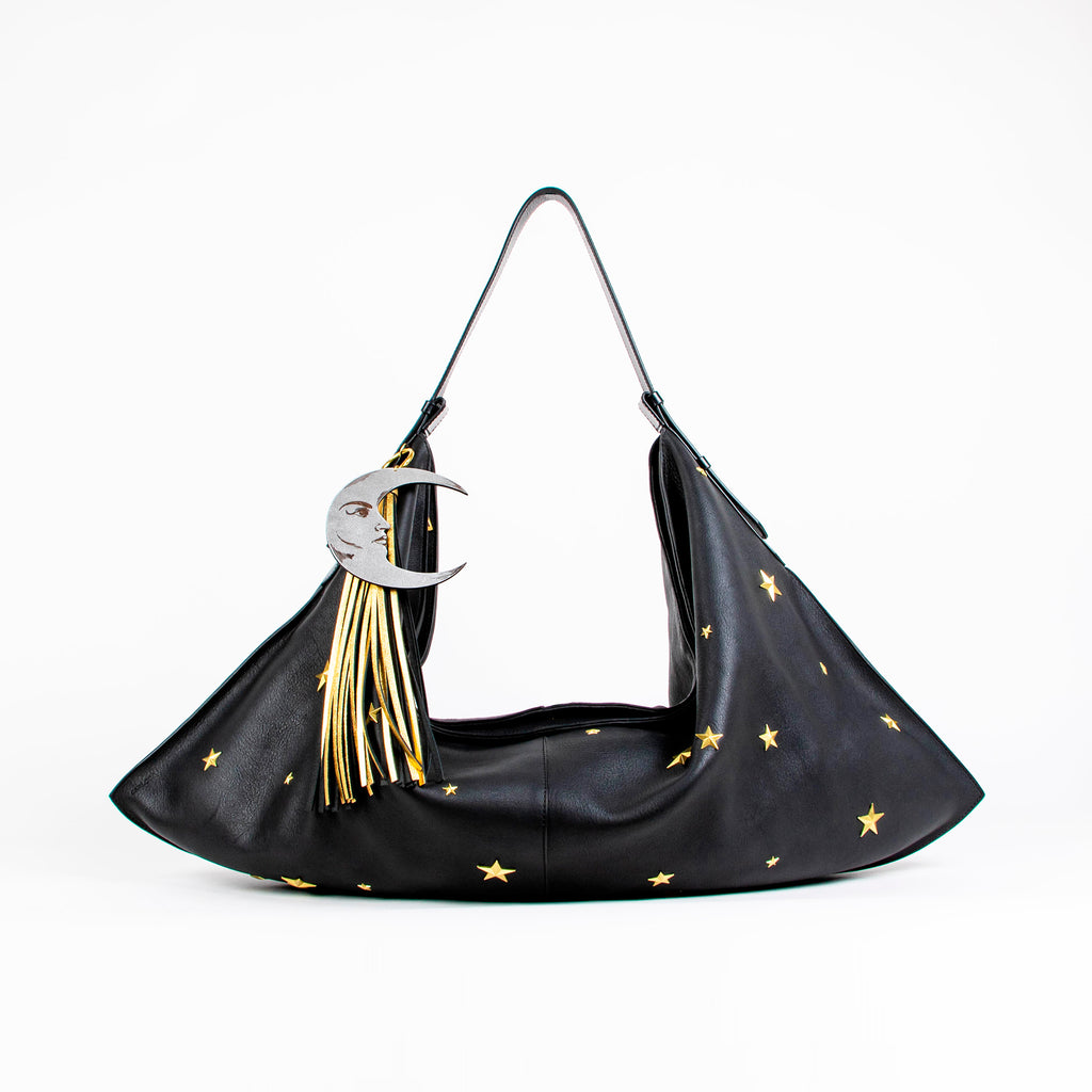 HOBO XL LUNA Y ESTRELLA BLACK