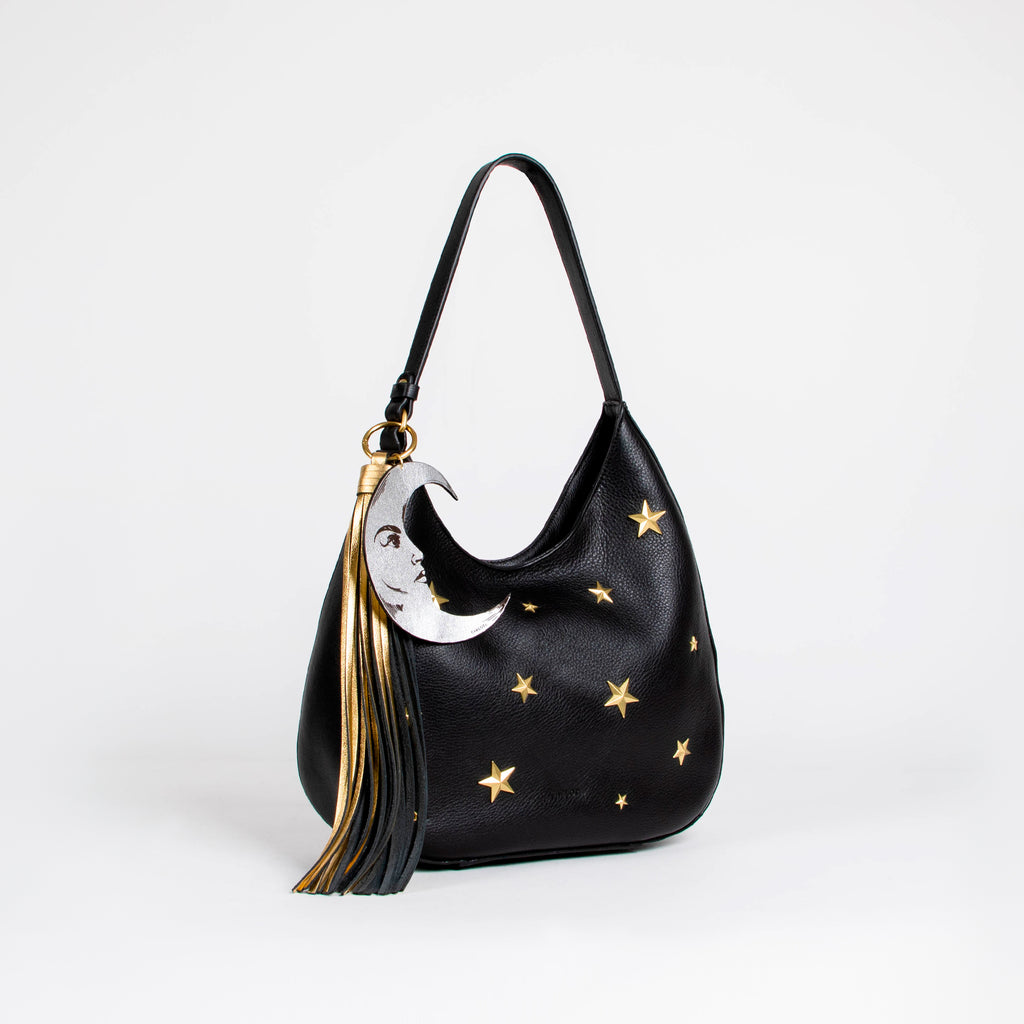 SHOULDER LUNA Y ESTRELLA BLACK