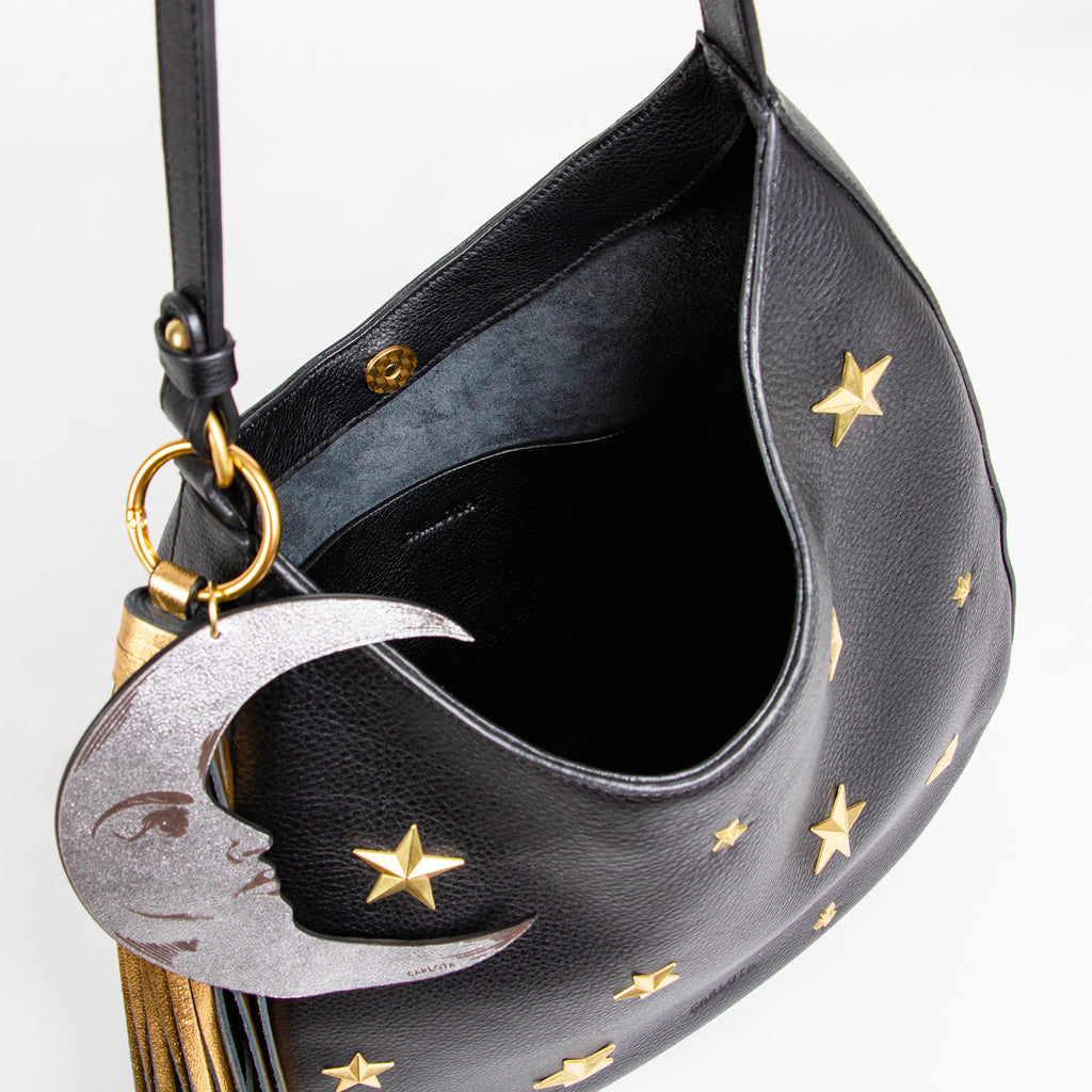 SHOULDER LUNA Y ESTRELLA BLACK