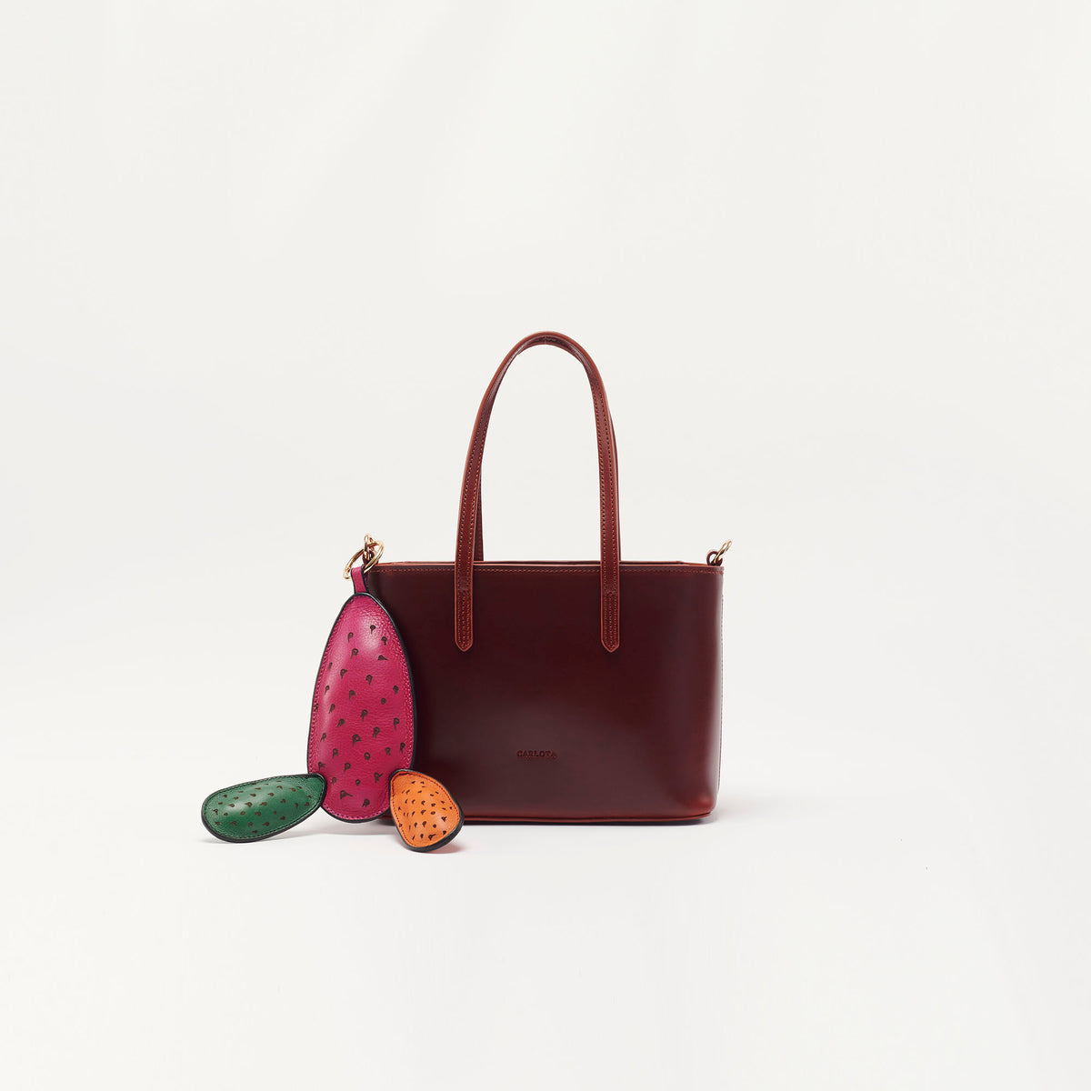 MINI TOTE ARCILLA