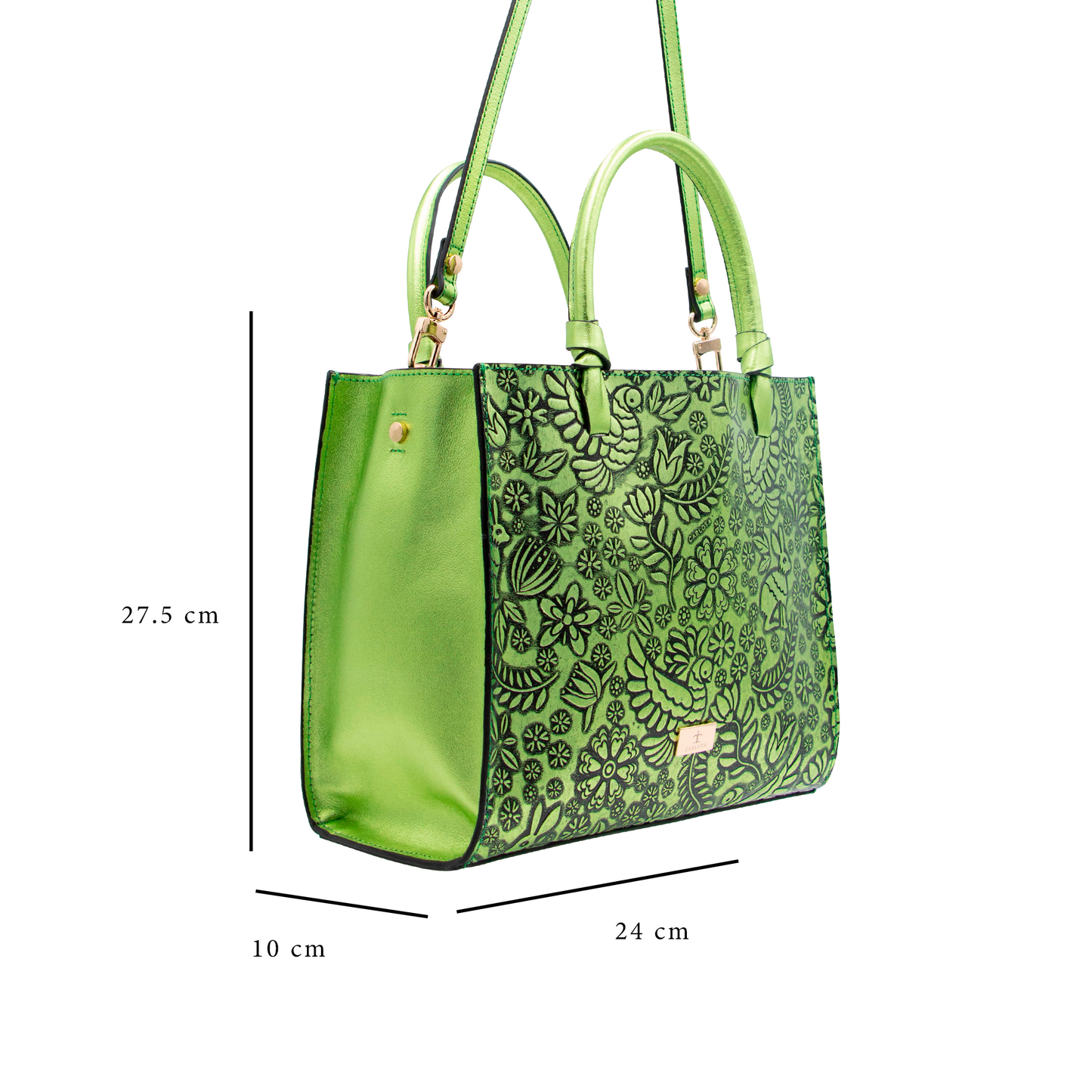 TOTE VERDE METALICO